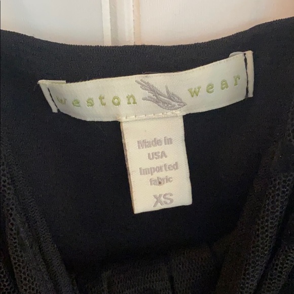 Anthropologie Weston Wear black dress SIZE XS - Picture 9 of 9
